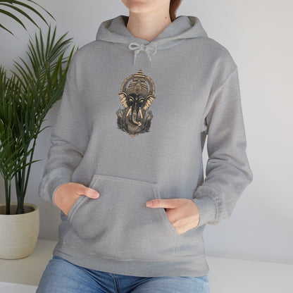 Egyptian Pharaoh Helmet Hoodie — Ancient Warrior Graphic Sweatshirt