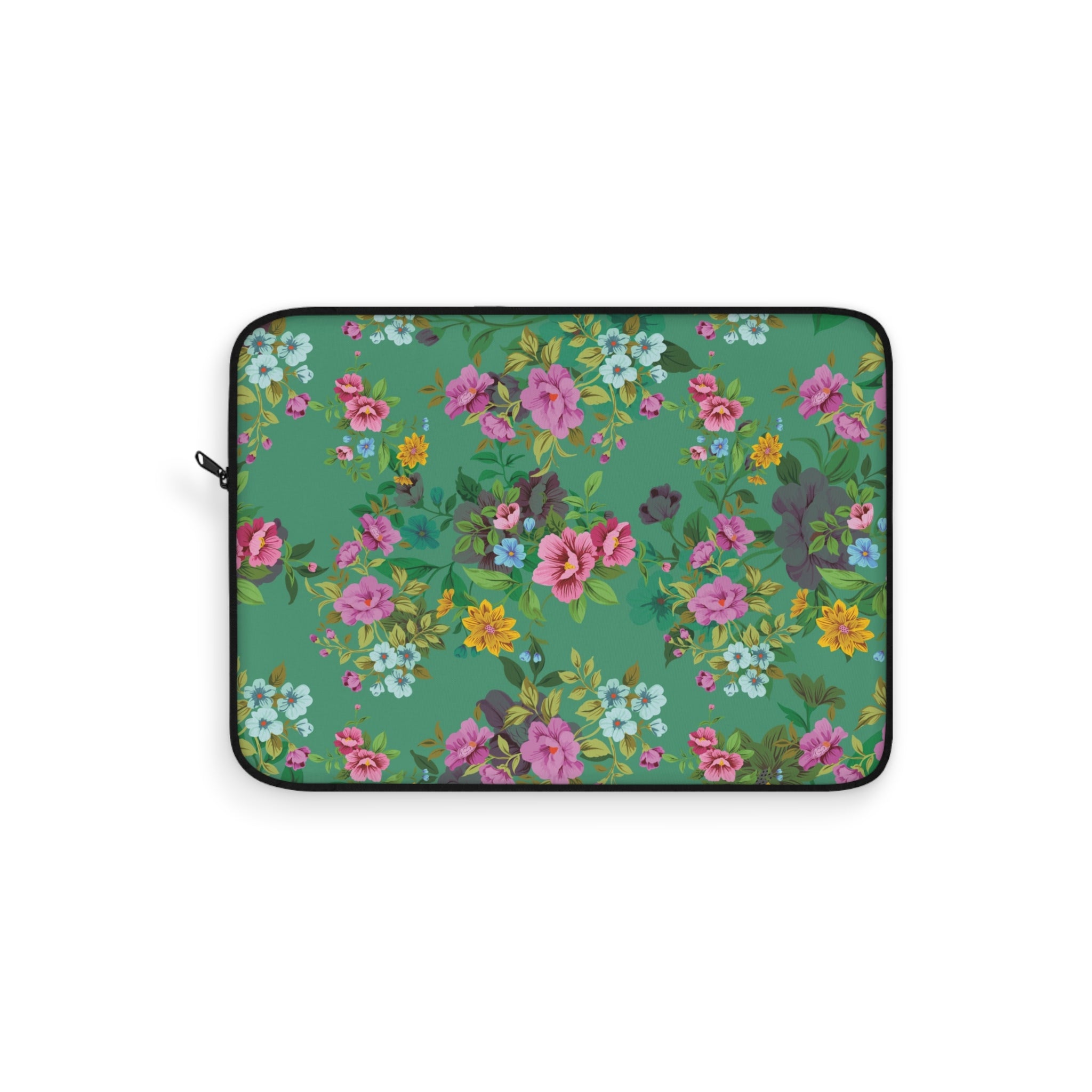 Floral Laptop Sleeve, Vintage Design Tech Case, Computer Sleeve, Gift for Her, Spring Accessory, Floral Print Laptop Bag