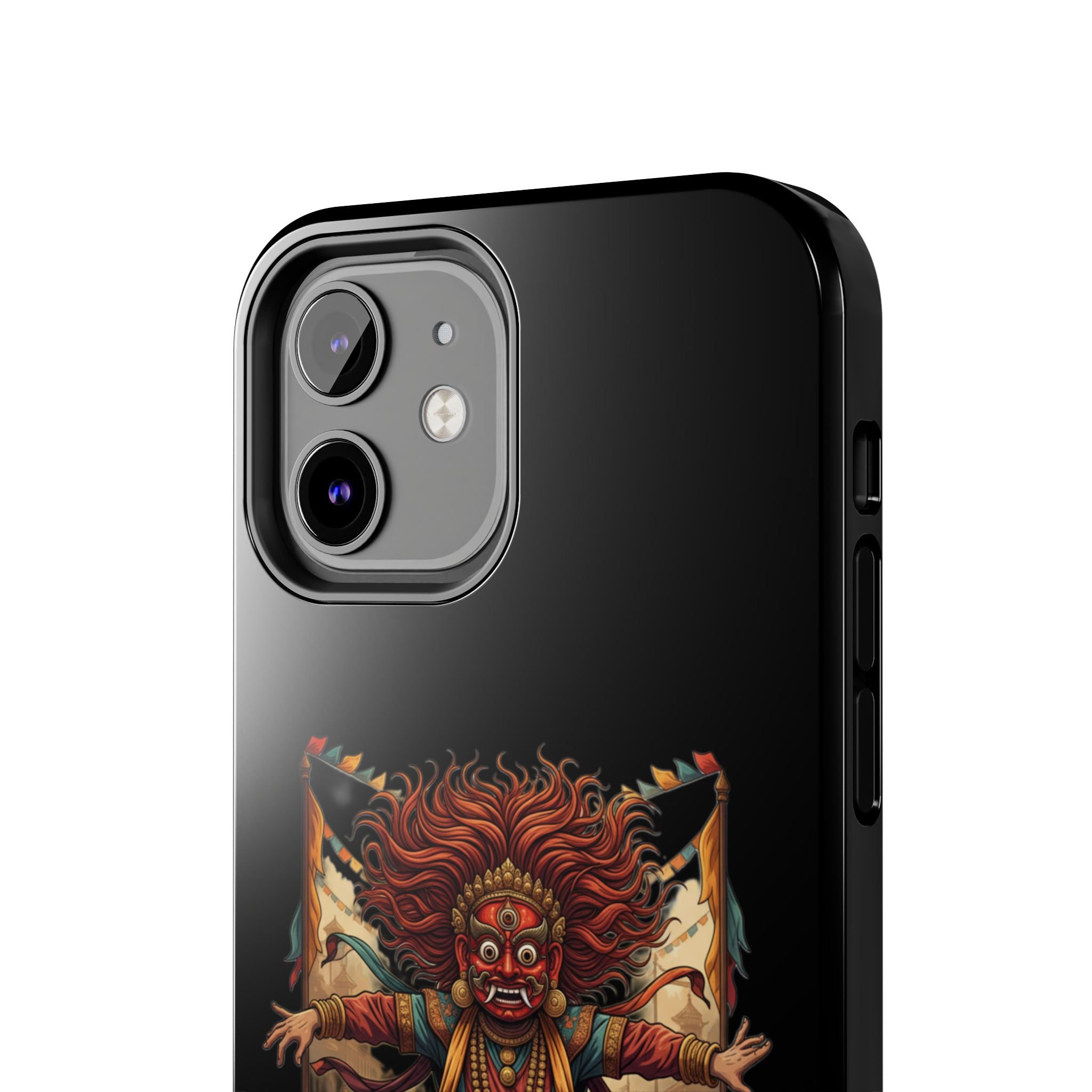 Tibetan Demon Dance Tough Phone Case — Bold Mythic Protective Cover