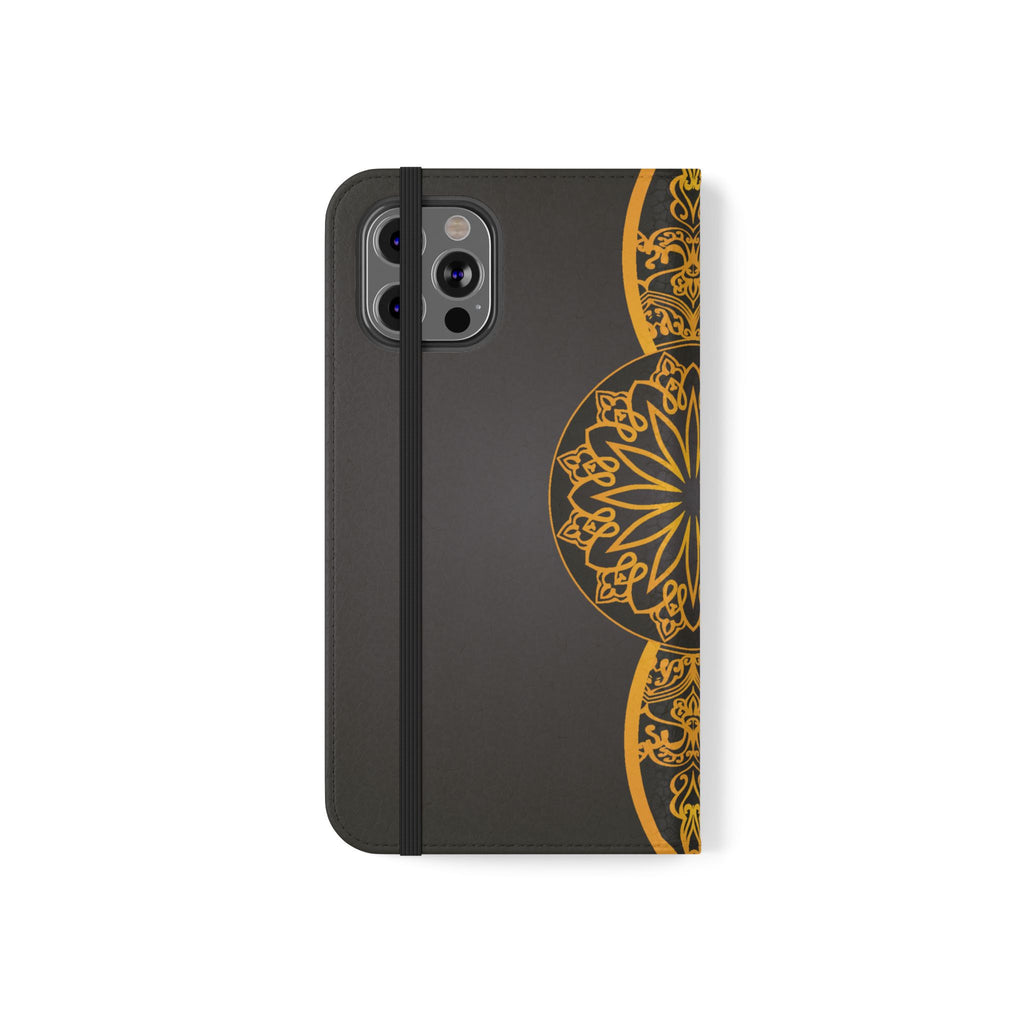 Elegant Mandala Flip Cases for Phones, Stylish Phone Wallet, Personalized Smartphone Cover, Perfect Gift for Occasions