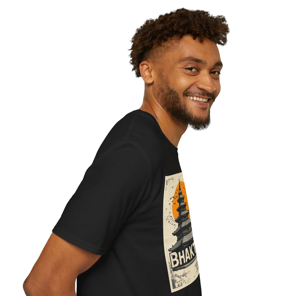 Bhaktapur Vintage Travel T-Shirt – Nepal Pagoda Graphic Tee