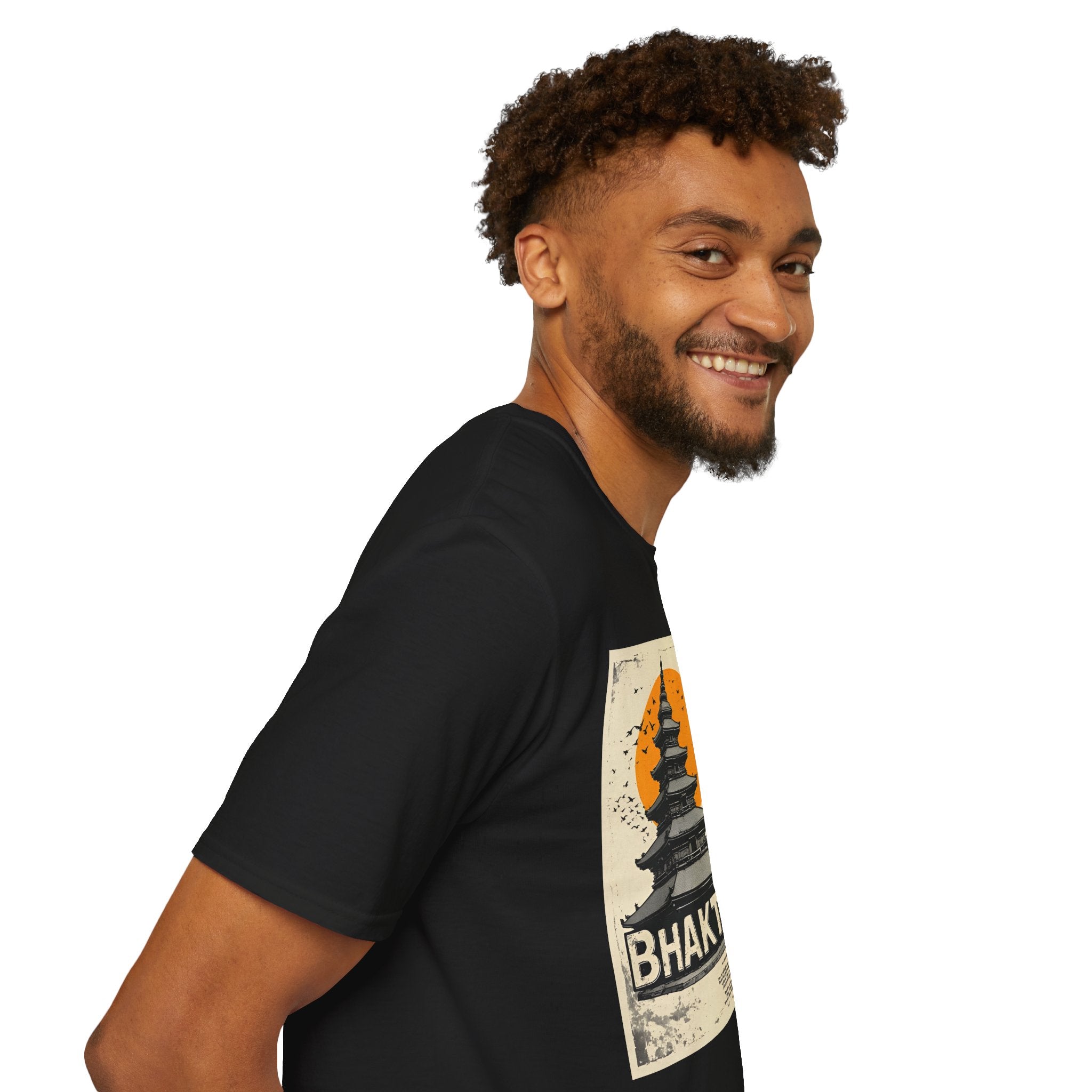 Bhaktapur Vintage Travel T-Shirt – Nepal Pagoda Graphic Tee