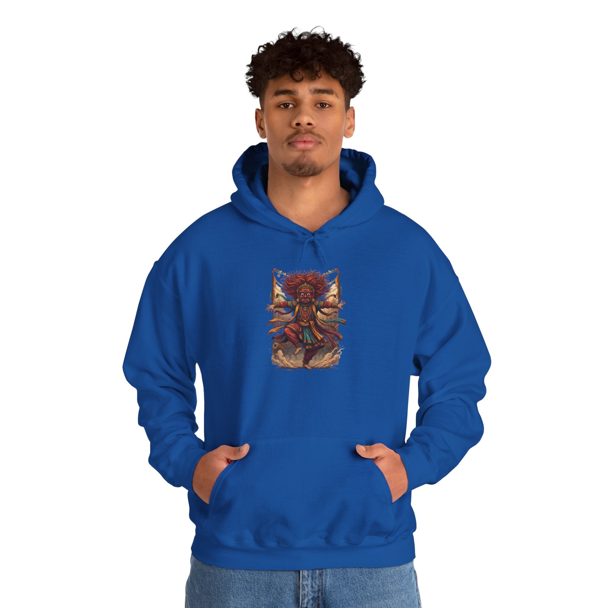 Mystic Sunflower Spirit Hoodie — Boho Meditation Floral Graphic Sweatshirt