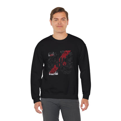 Sahaje Graphic Crewneck Sweatshirt – Streetwear Logo Pullover