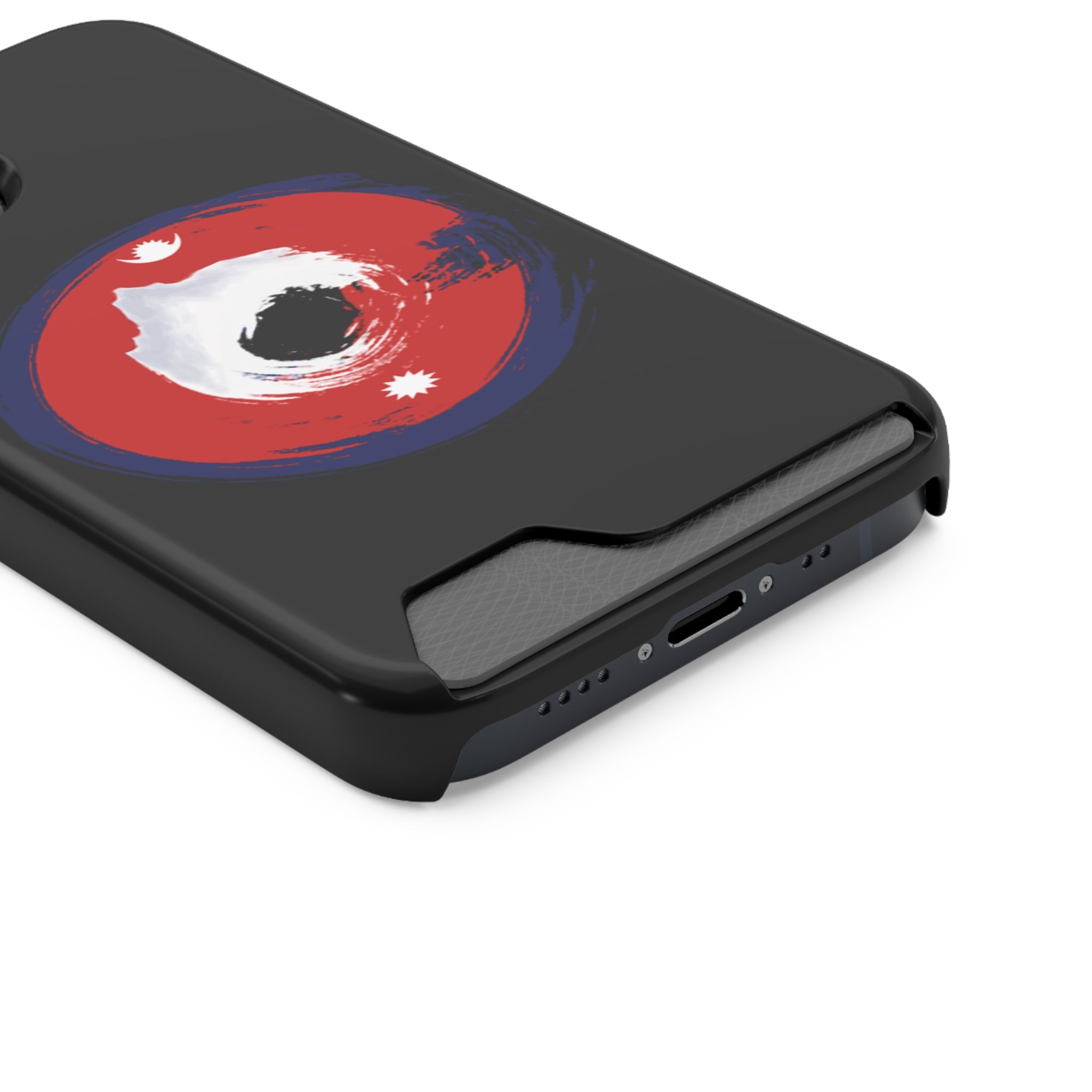 Sleek Phone Case with Card Holder – Unique Design, Gift for Students, Stylish Accessory, Everyday Use, Functional & Fashionable