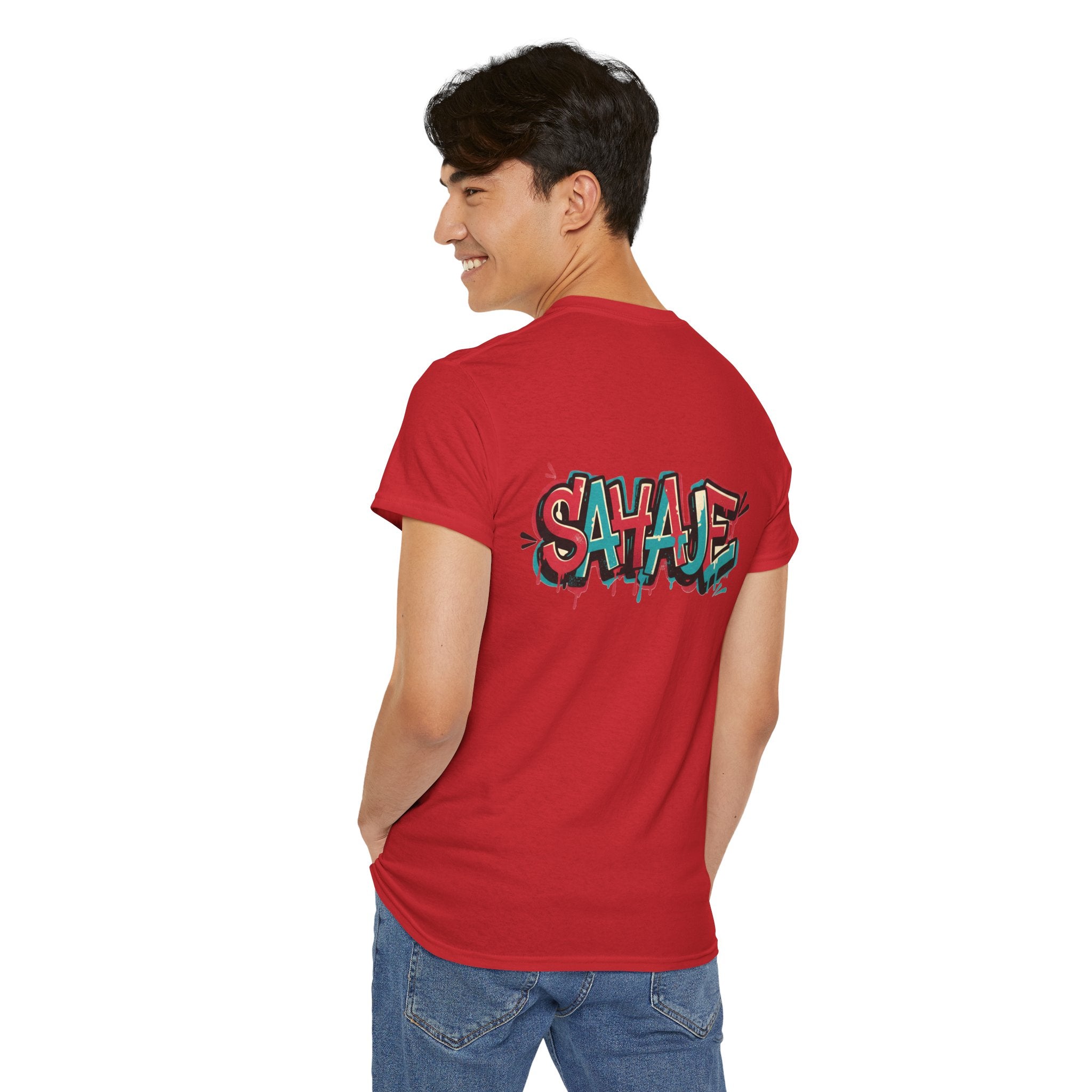 Graffiti "SAVAJE" Tee - Urban Streetwear Graphic T-Shirt