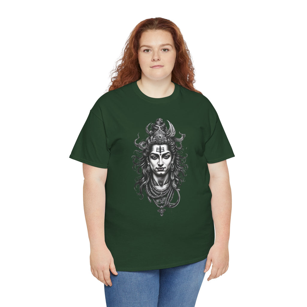 Shiva Portrait Tee — Hindu God Shiva Graphic T-Shirt
