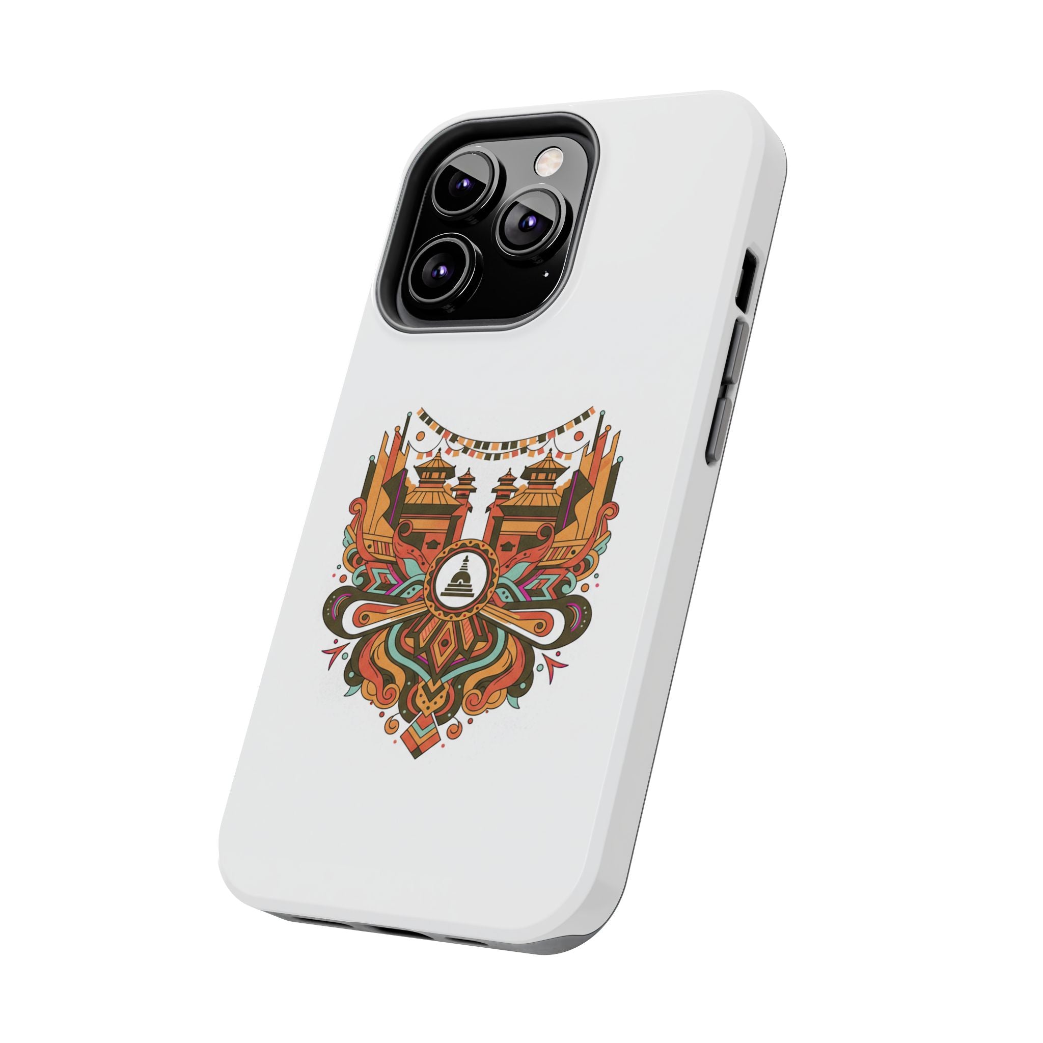 Tough Phone Case — Vintage Temple Mandala Design