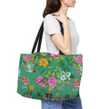 Floral Weekender Tote Bag | Perfect for Travel, Beach, Gym, Shopping, Mother's Day Gift