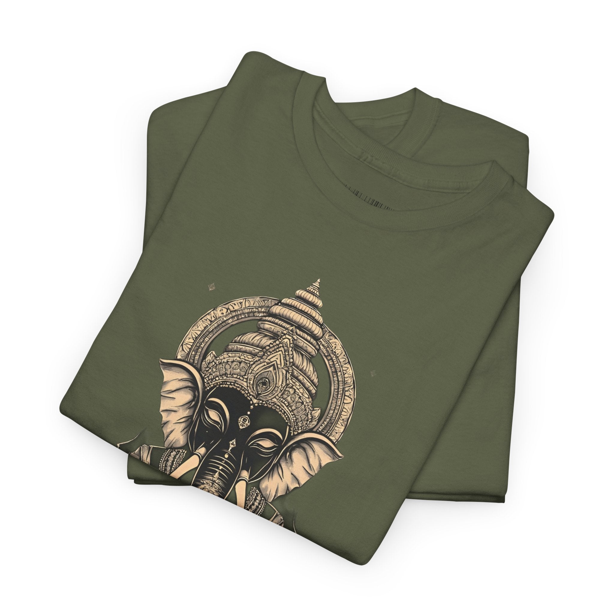 Elephant Mandala T‑Shirt — Spiritual Ganesha-Inspired Graphic Tee