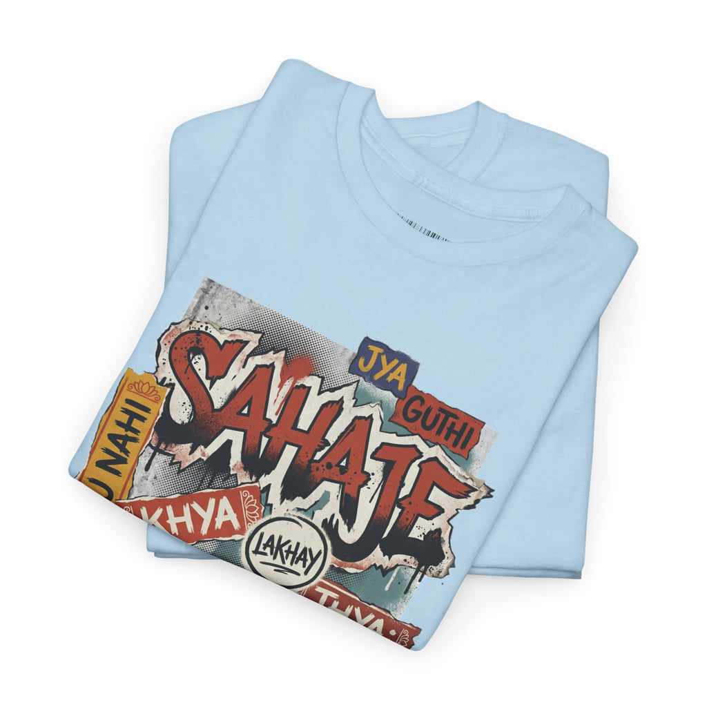 Shahje Graffiti Logo Tee - Urban Retro Streetwear T-Shirt
