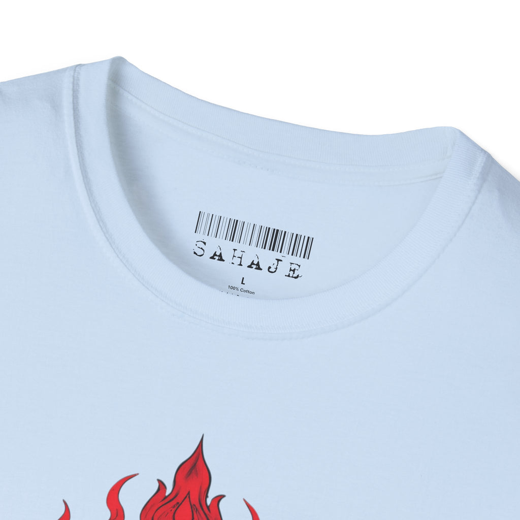 Buddha Flame T-Shirt — Meditative Buddha Graphic Tee