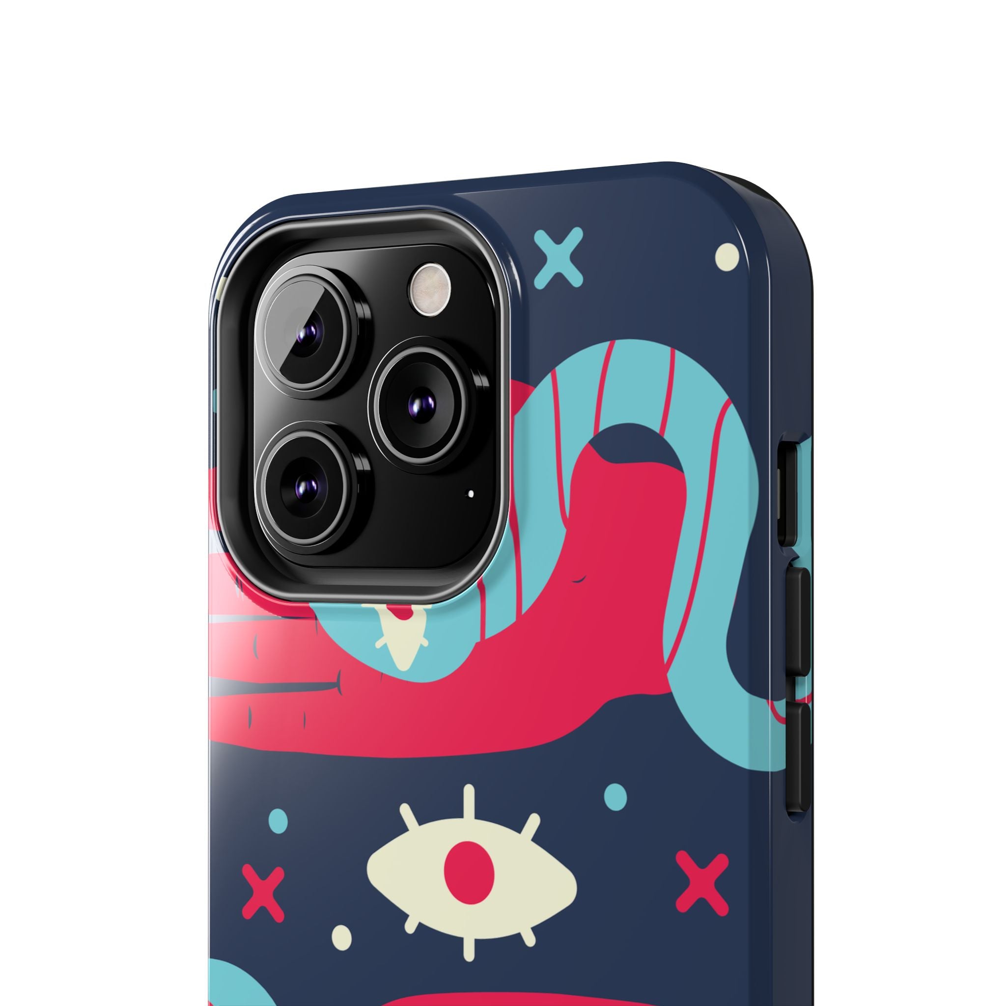 Vibrant Tough Phone Cases with Unique Eye Design, Durable Phone Cover, Trendy Accessories, Gift for Art Lovers, Unique Phone Protector