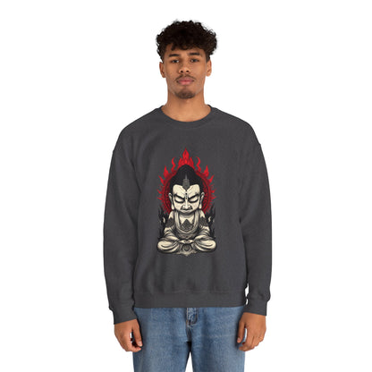 Buddha Flame Crewneck Sweatshirt