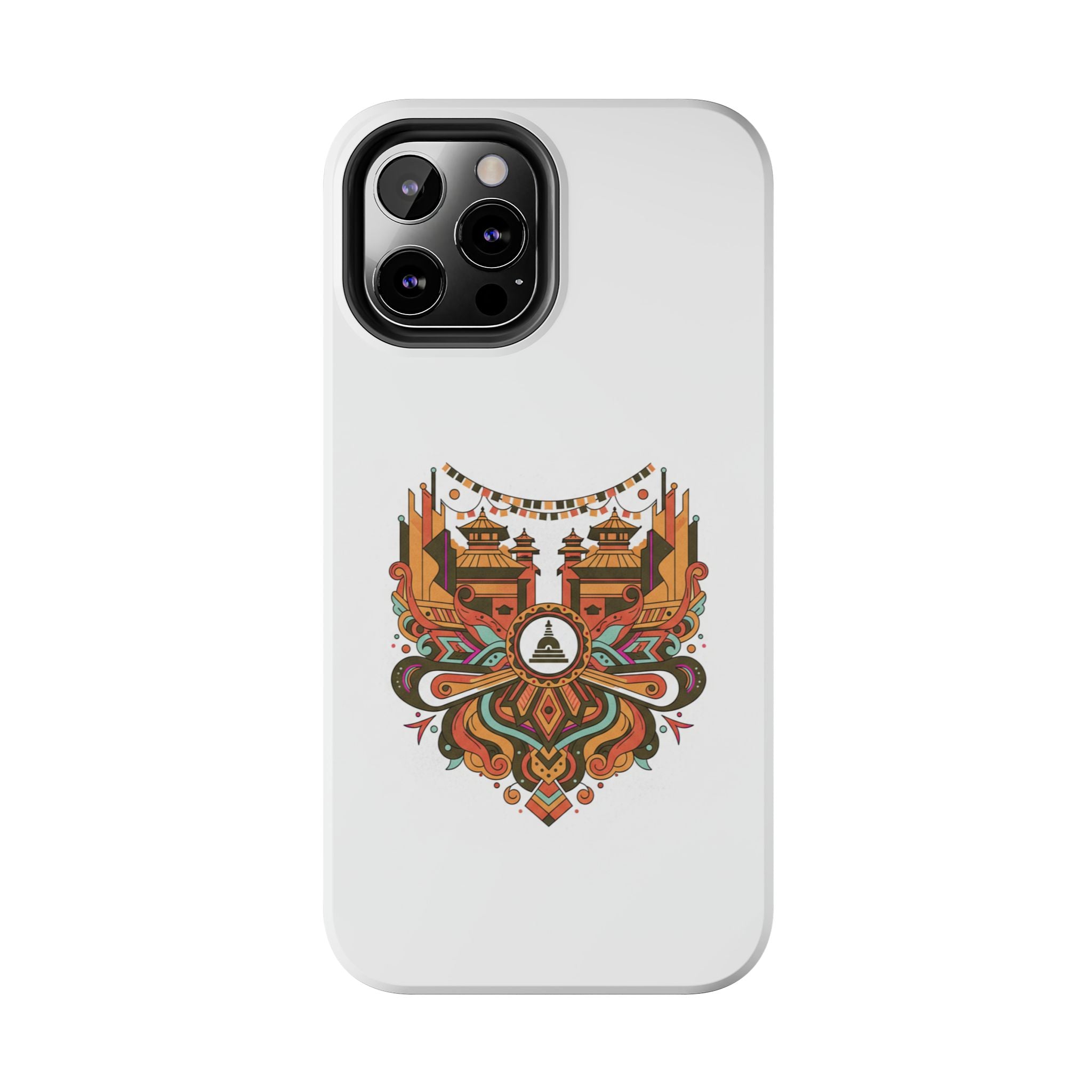 Tough Phone Case — Vintage Temple Mandala Design