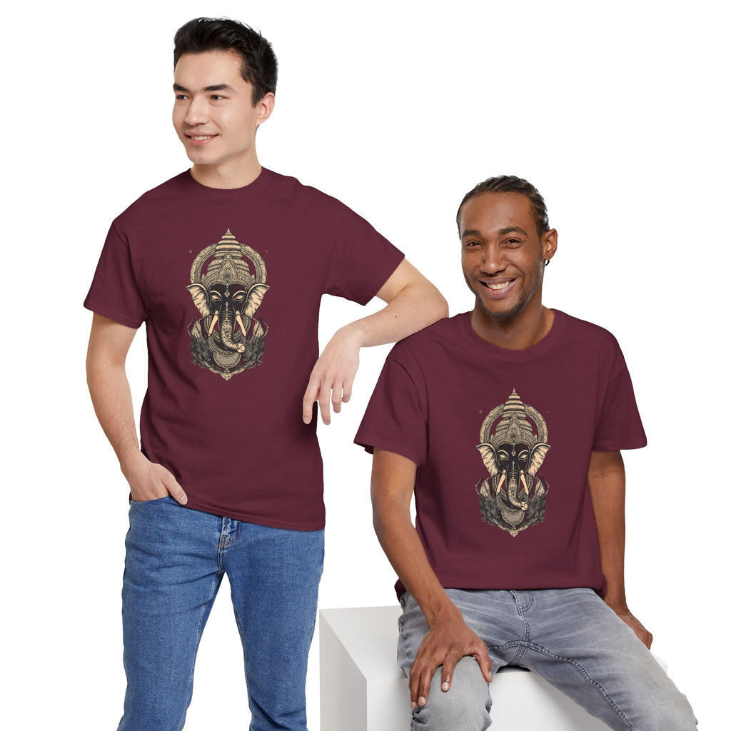 Elephant Mandala T‑Shirt — Spiritual Ganesha-Inspired Graphic Tee