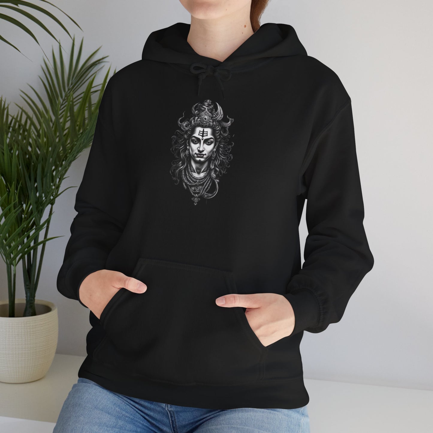Skull Viking Hoodie — Norse Warrior Graphic Hooded Sweatshirt