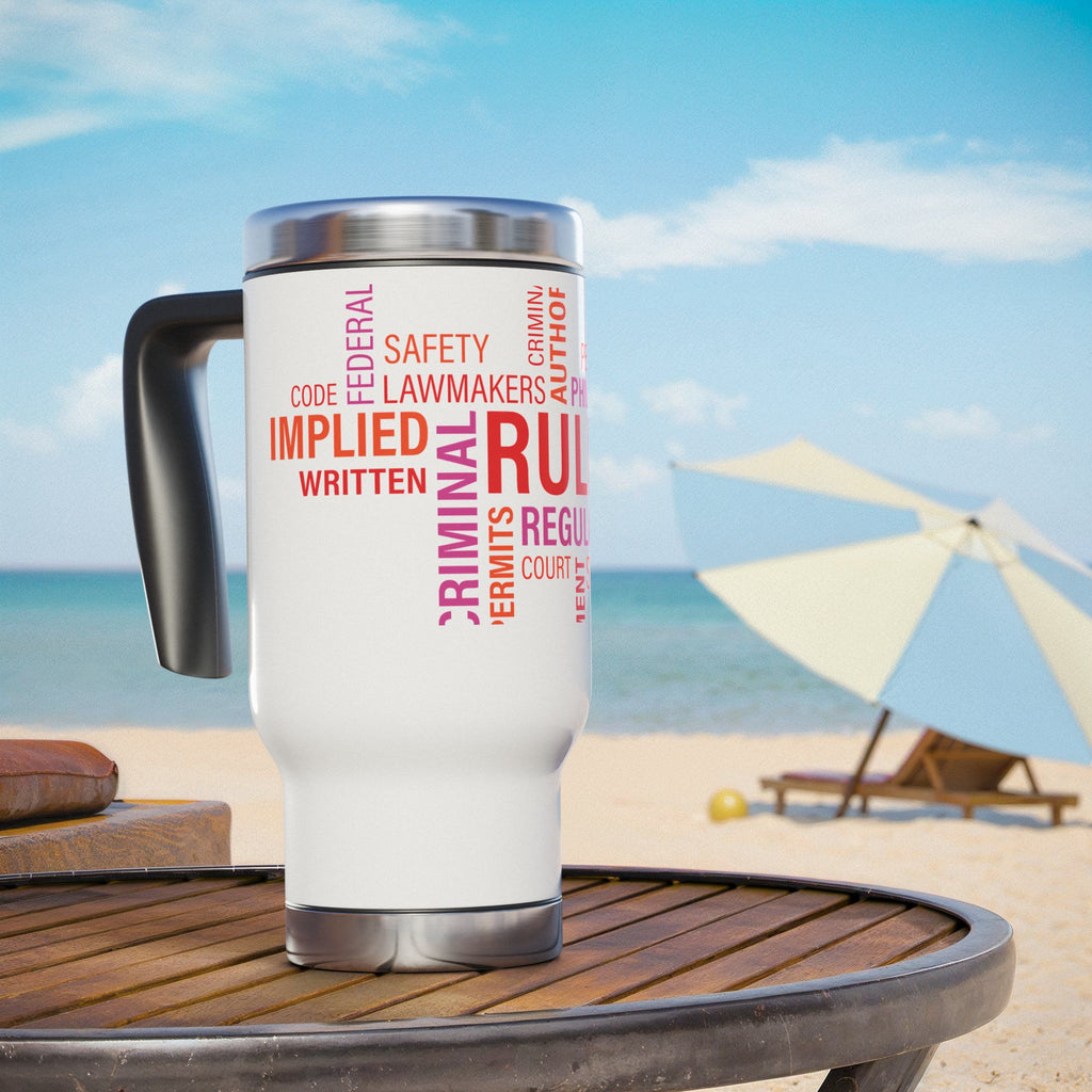 Red and Blue Artistic Travel Mug, Stainless Steel Coffee Cup, Perfect for Outdoor Adventures, Gift for Travelers, Camping Gear, Road [...]