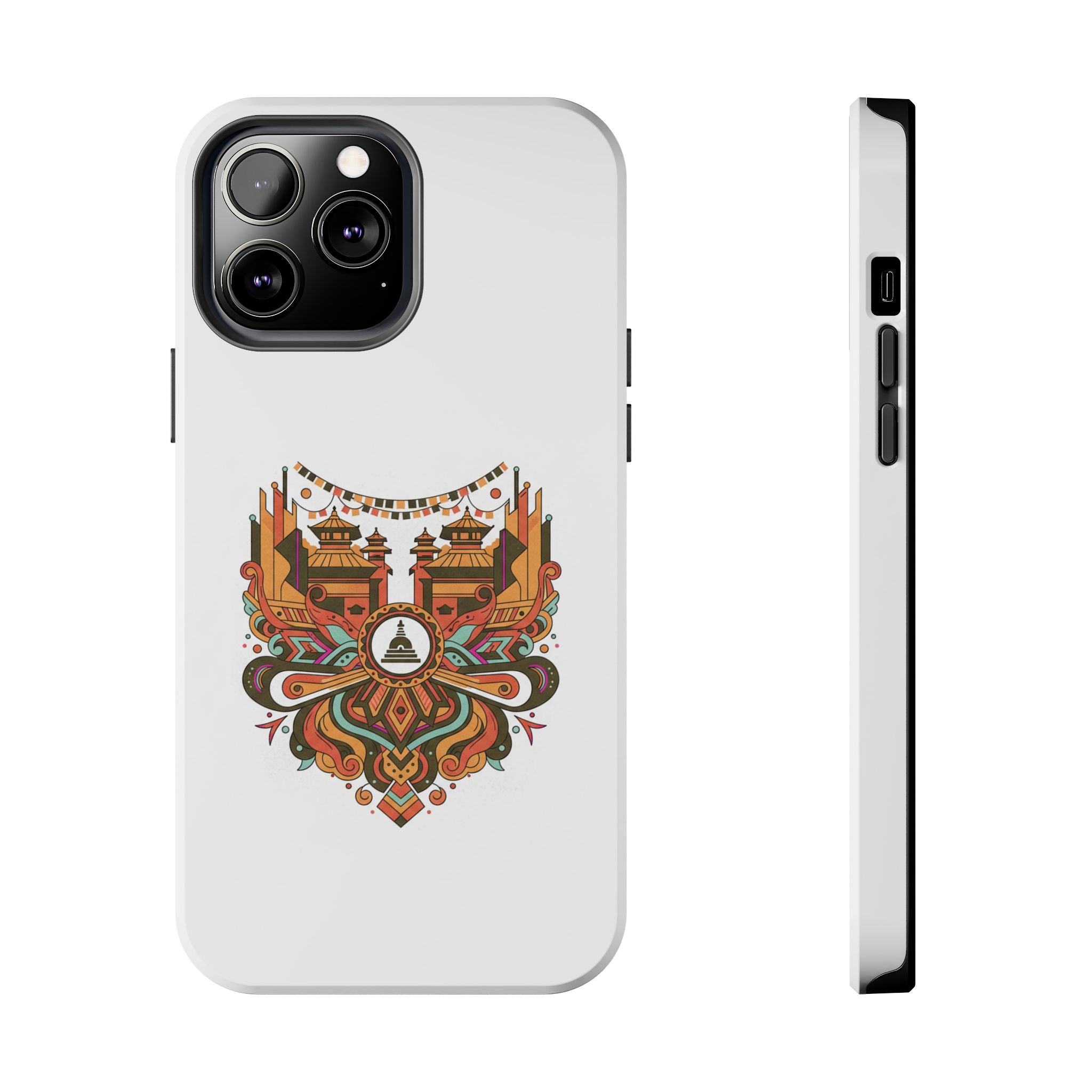 Tough Phone Case — Vintage Temple Mandala Design