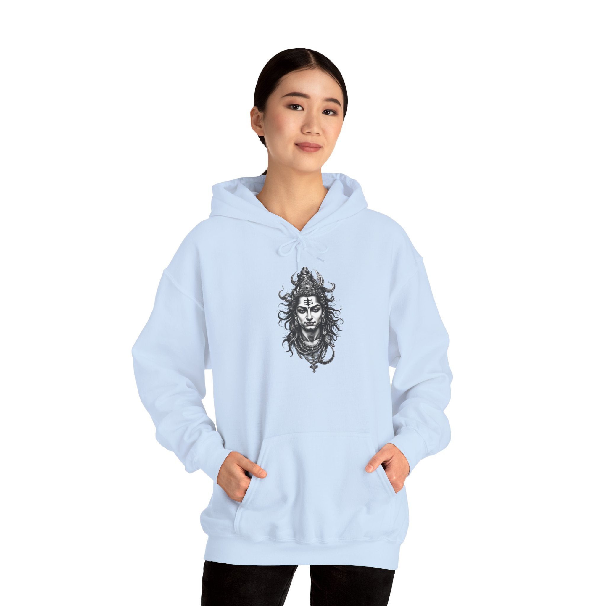 Skull Viking Hoodie — Norse Warrior Graphic Hooded Sweatshirt