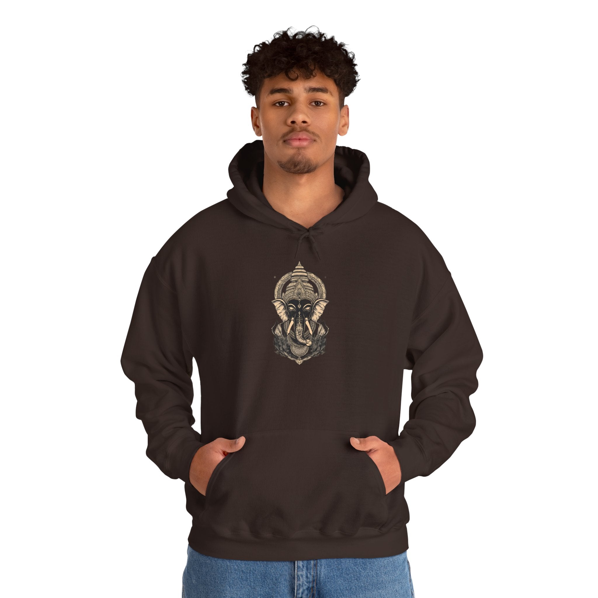 Egyptian Pharaoh Helmet Hoodie — Ancient Warrior Graphic Sweatshirt