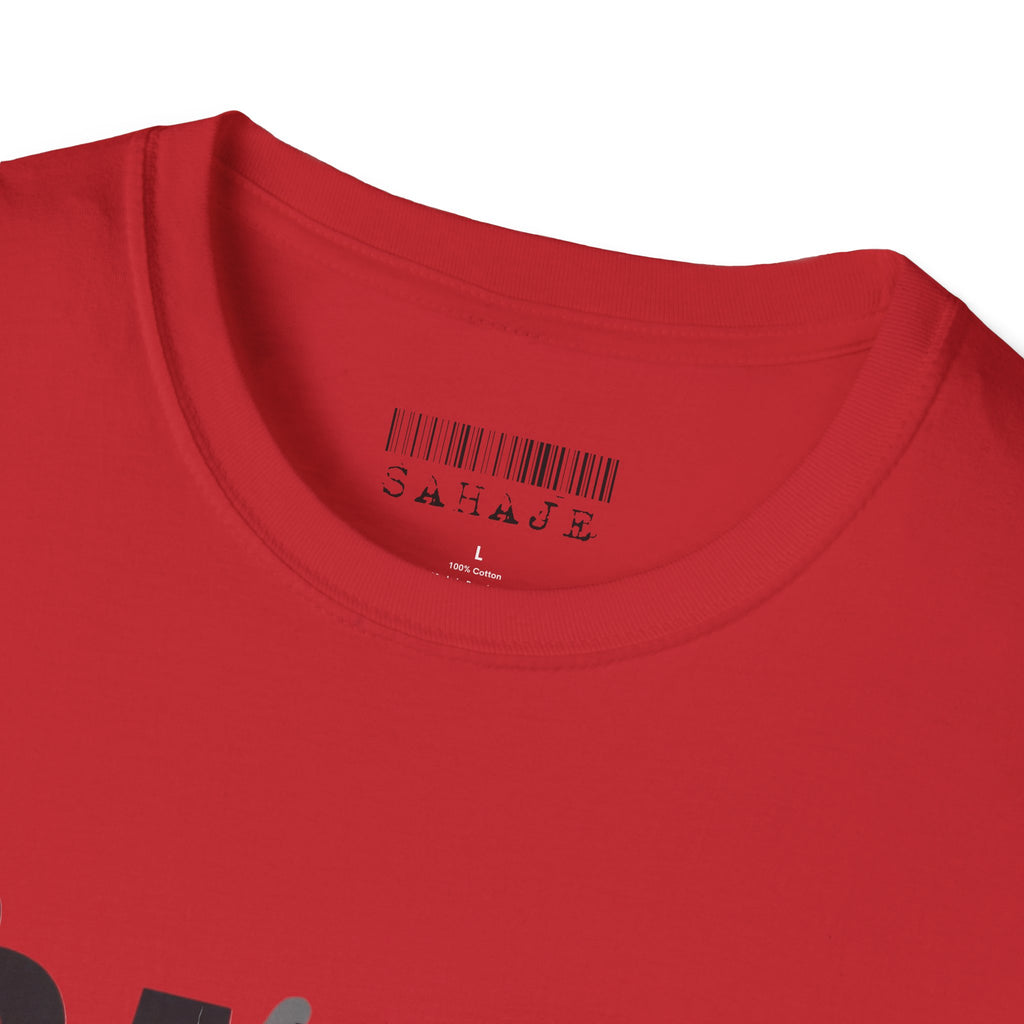 Saurus Graphic T-Shirt — Retro Block Lettering with Snake Illustration