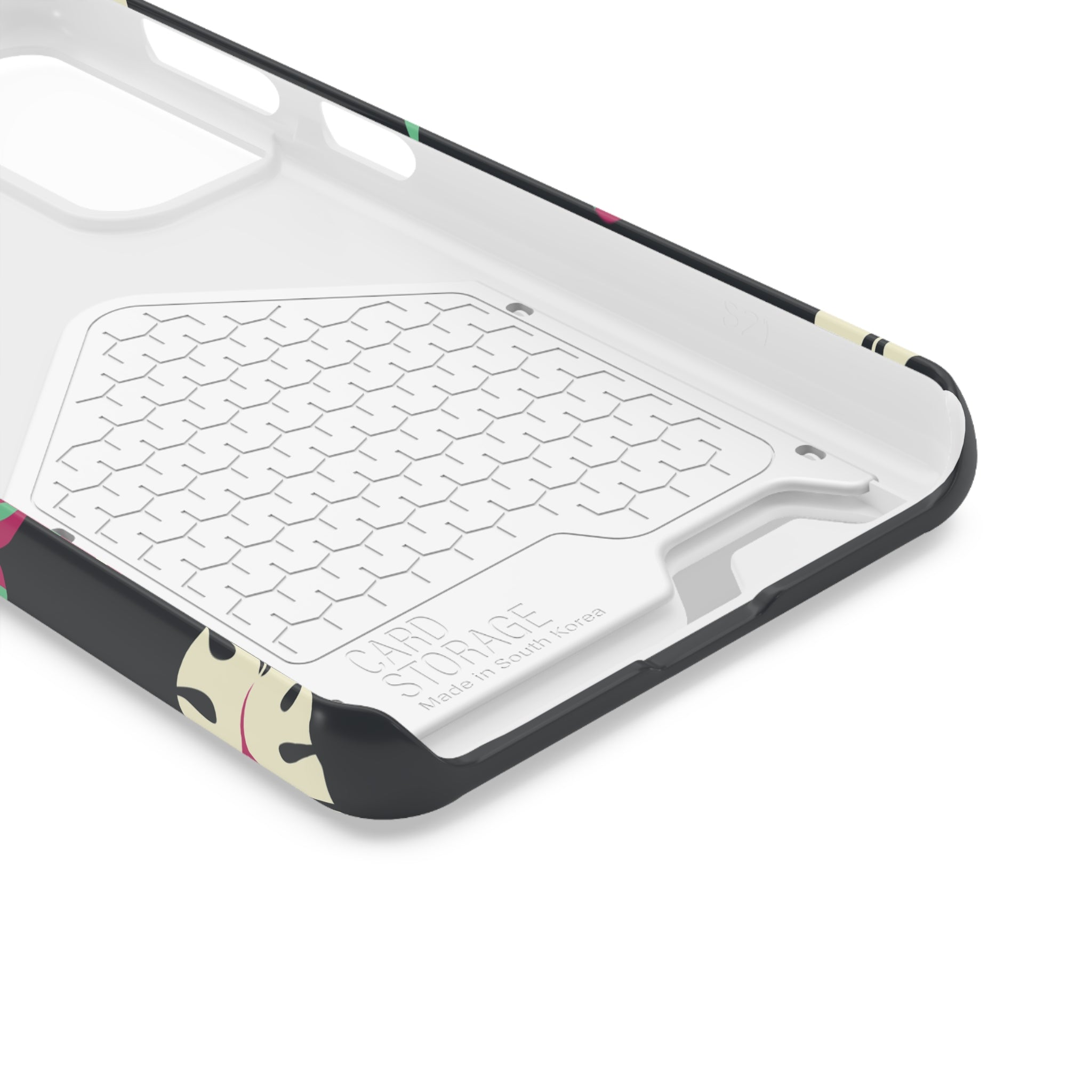 Vibrant Phone Case with Card Holder, Stylish Phone Accessory, Colorful Gift for Her, Boho Phone Cover, Trendy Mobile Case