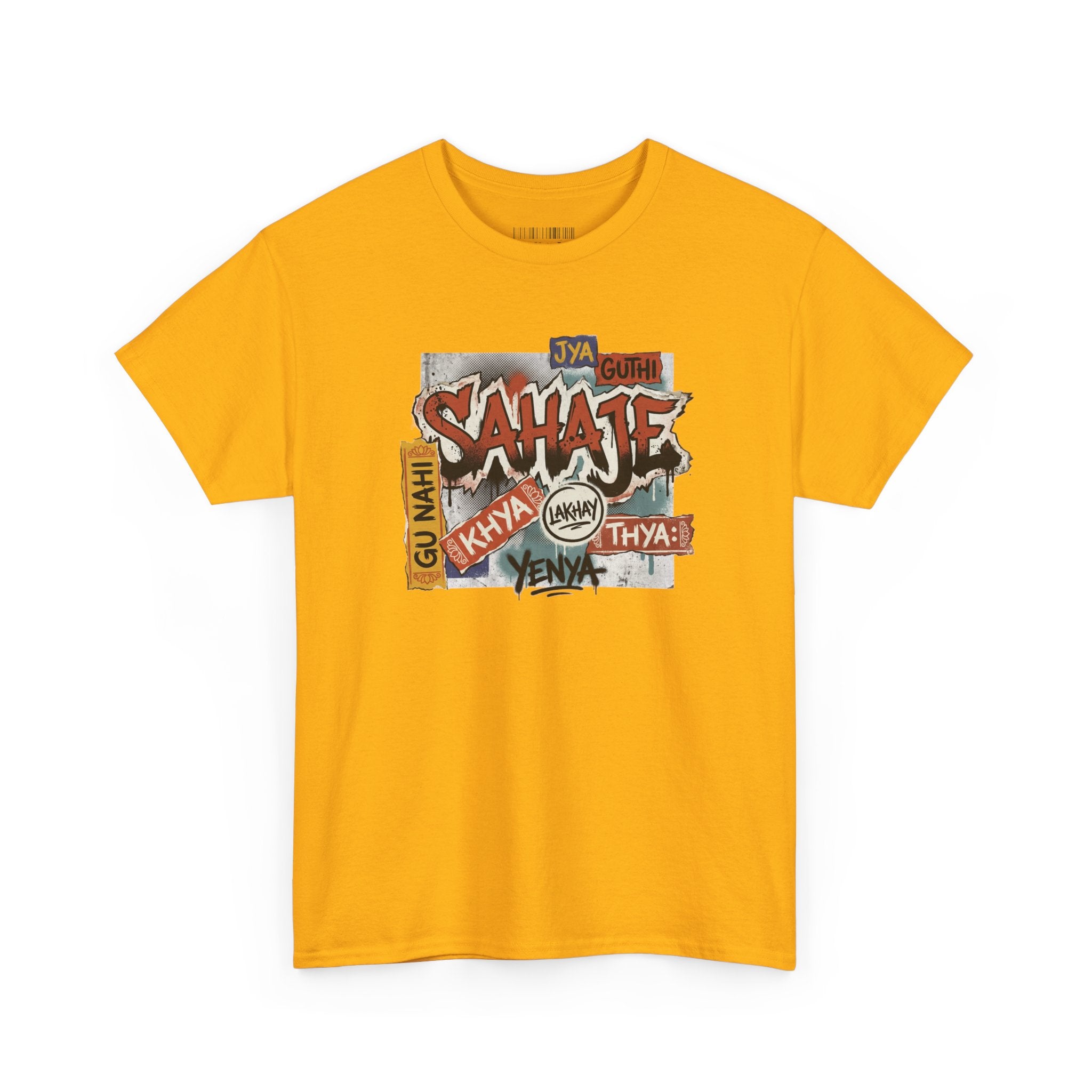 Shahje Graffiti Logo Tee - Urban Retro Streetwear T-Shirt