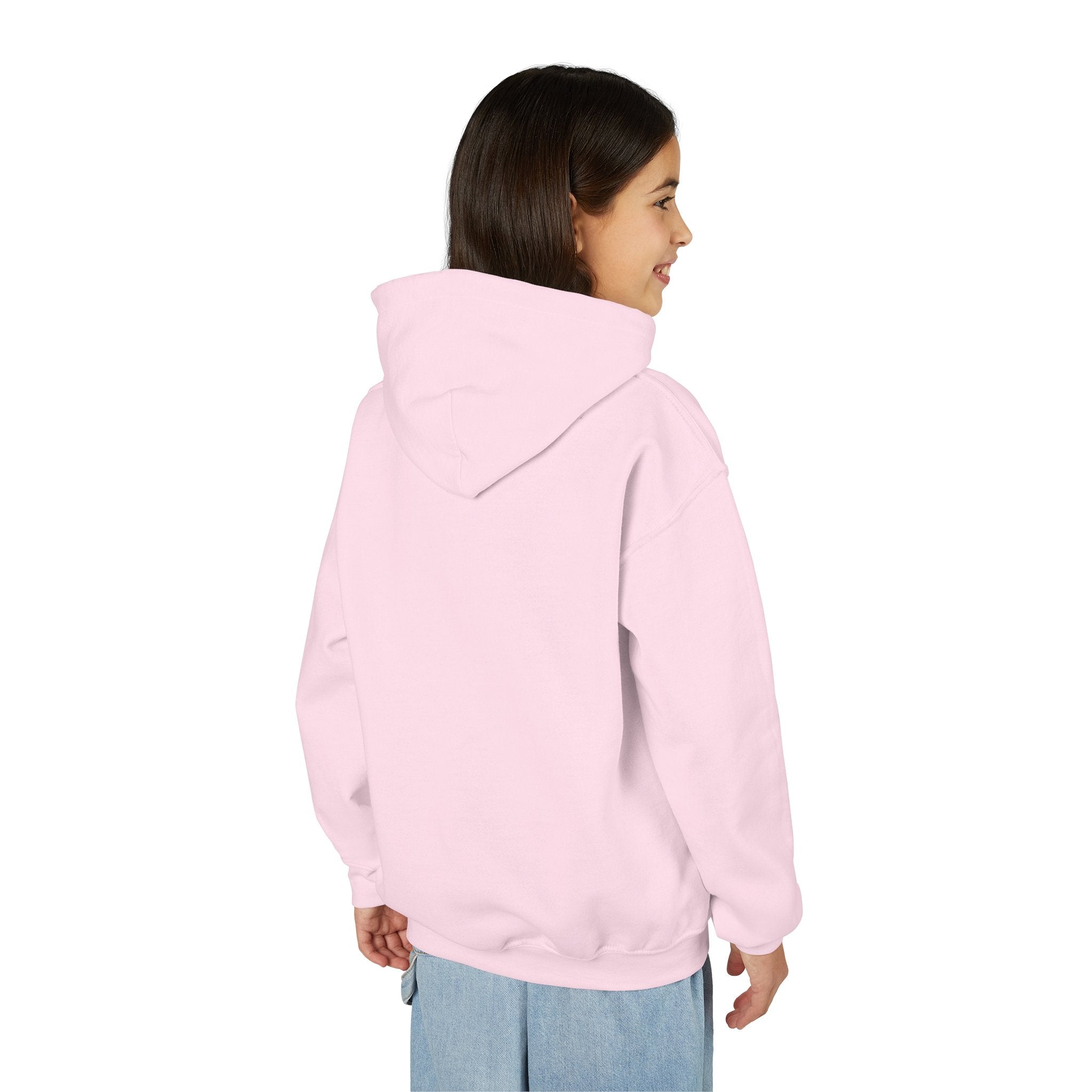 Youth Hoodie — Flaming Meditating Demon Graphic