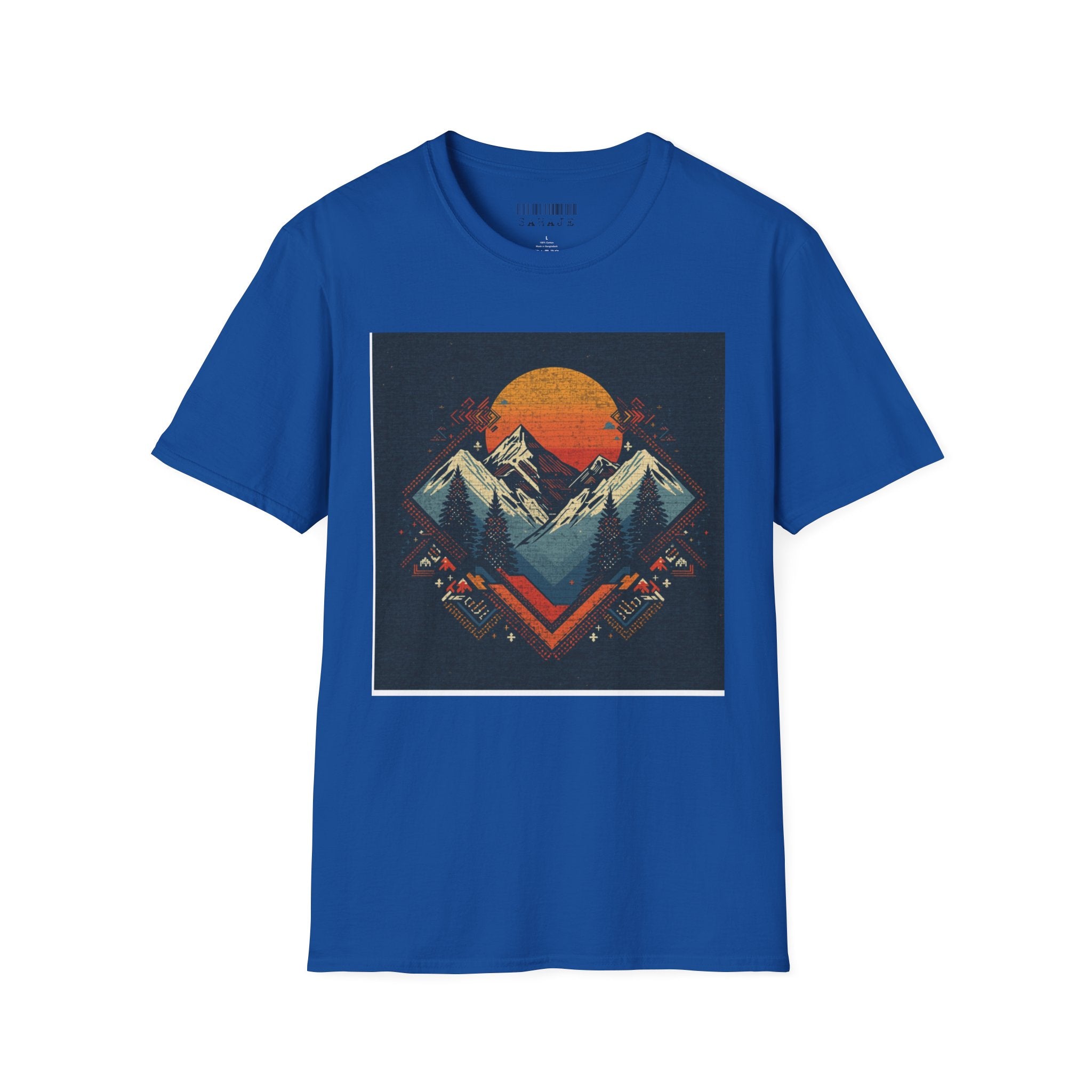 Retro Mountain Sunset T-Shirt