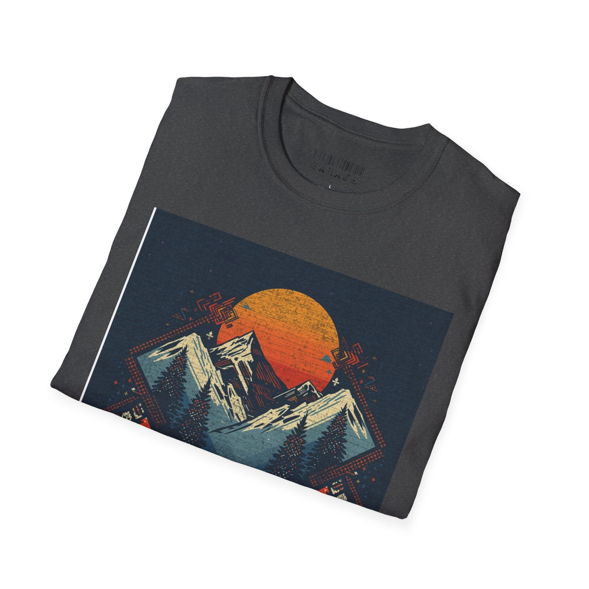 Retro Mountain Sunset T-Shirt