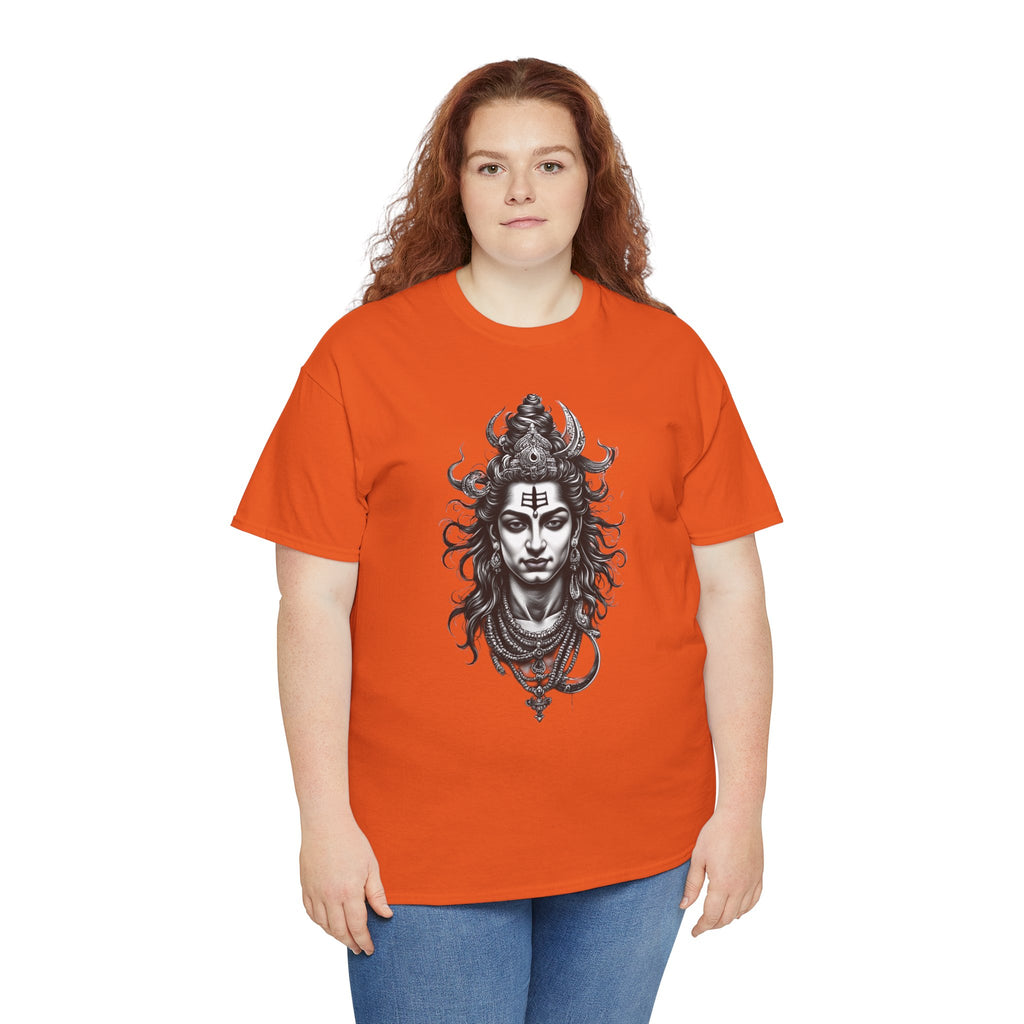 Shiva Portrait Tee — Hindu God Shiva Graphic T-Shirt