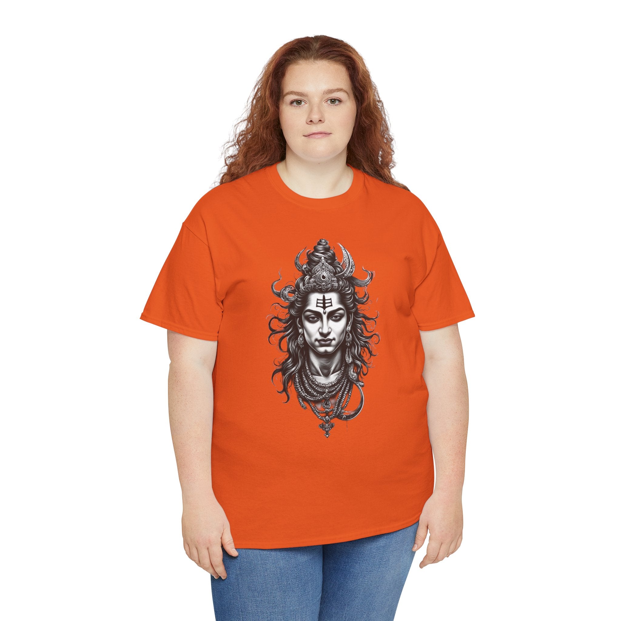 Shiva Portrait Tee — Hindu God Shiva Graphic T-Shirt
