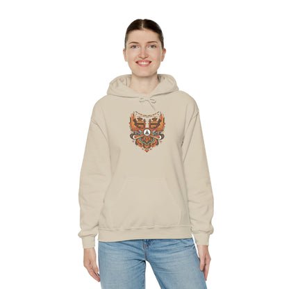 Spiritual Mandala Buddha Hoodie — Colorful Meditation Graphic Sweatshirt