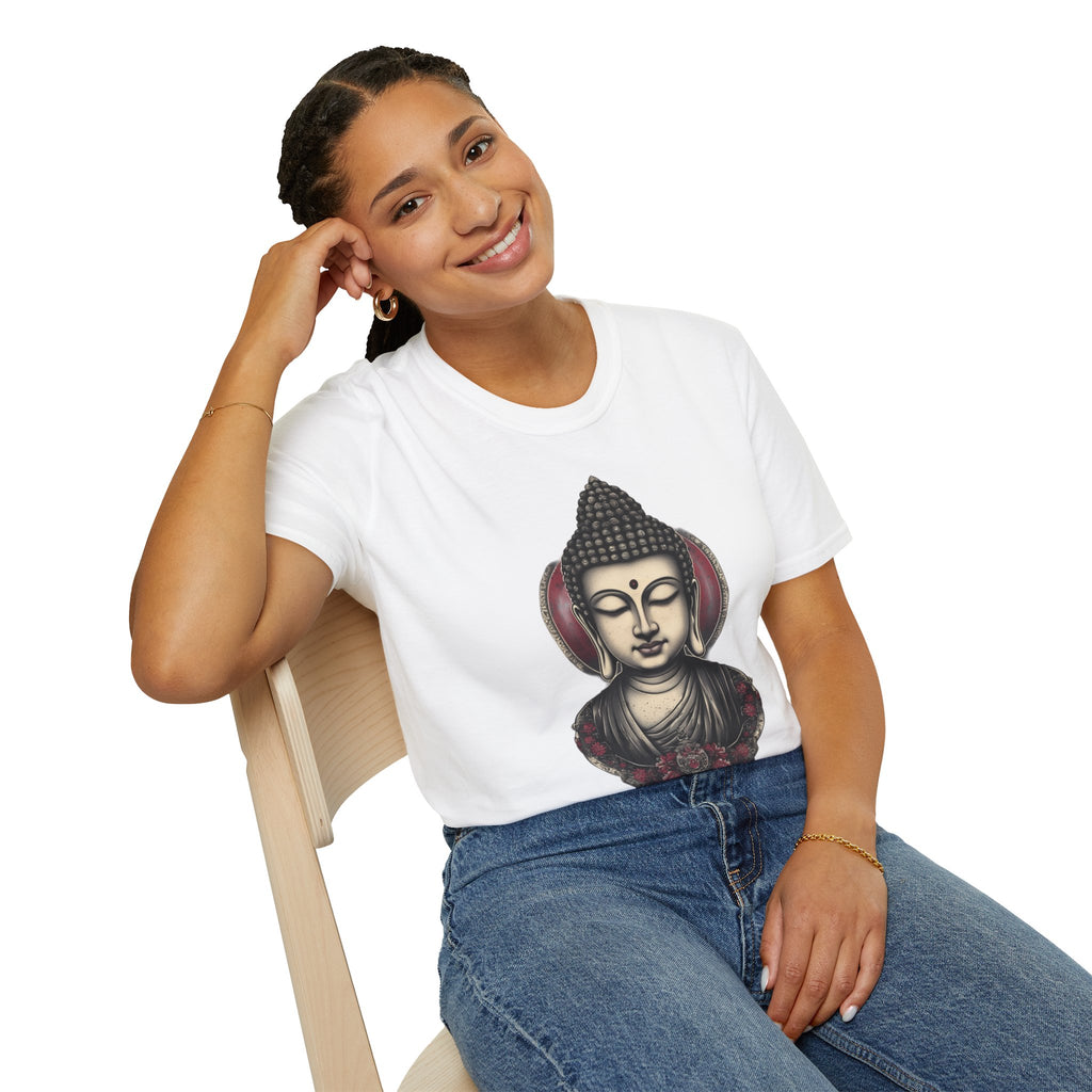 Buddha Portrait T-Shirt — Zen Meditation Graphic Tee