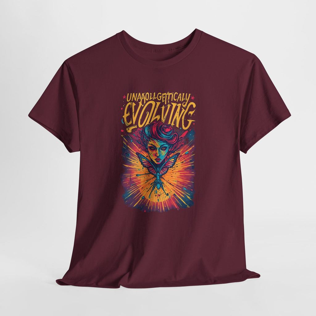 Evolving Alien Graphic Tee — "Unnaturally Evolving" Sci‑Fi Art T-Shirt
