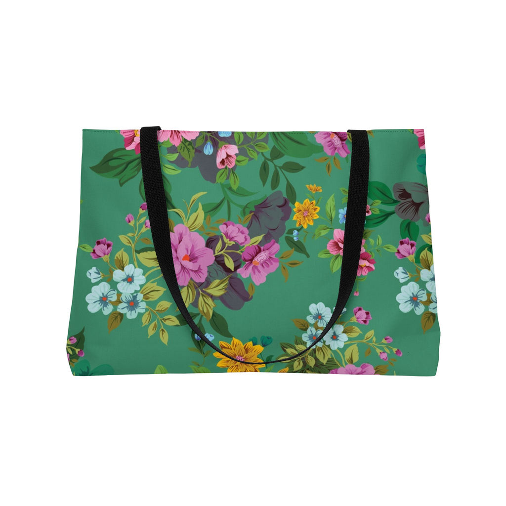 Floral Weekender Tote Bag | Perfect for Travel, Beach, Gym, Shopping, Mother's Day Gift