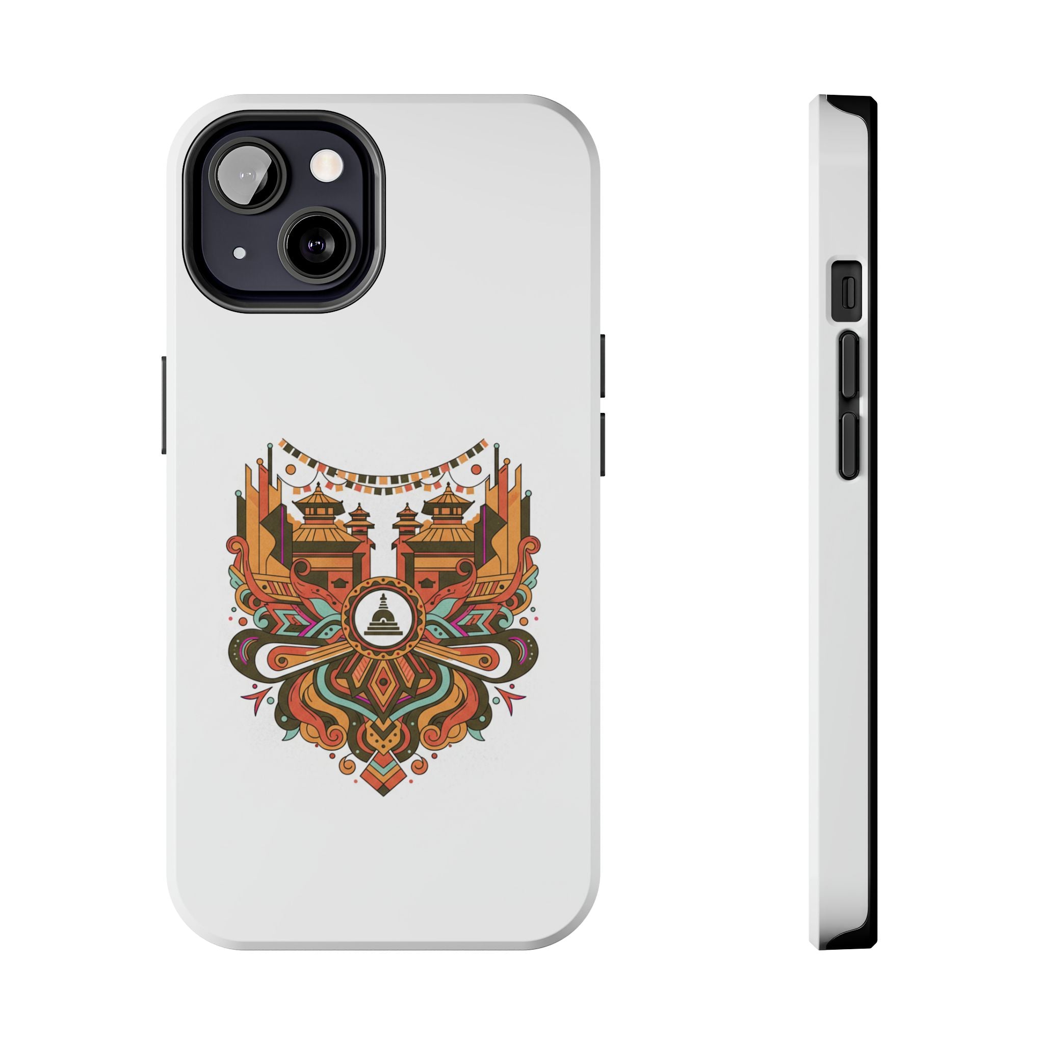 Tough Phone Case — Vintage Temple Mandala Design