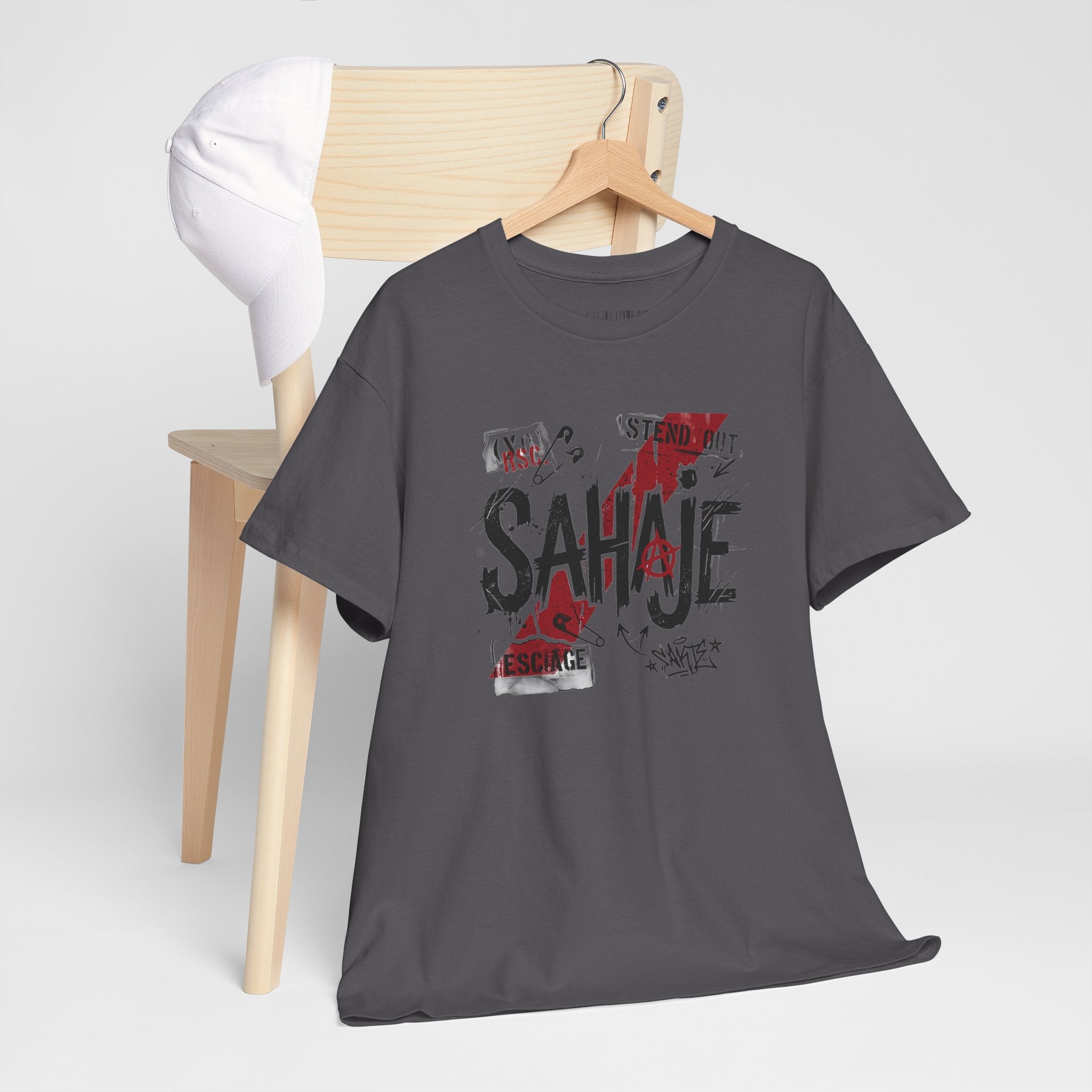 Sahaje Graphic Tee — Street Art Urban Casual T-Shirt
