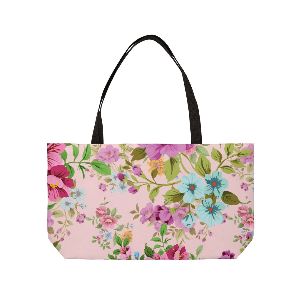 Floral Weekender Tote Bag | Stylish Travel Bag, Beach Bag, Gym Bag, Overnight Bag, Gift for Her