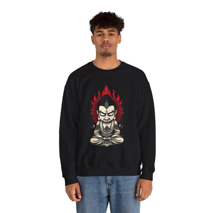Buddha Flame Crewneck Sweatshirt