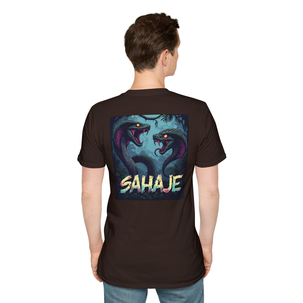 Two Cobra Snake T-Shirt – Fierce Serpent Power Graphic Tee, Edgy Streetwear Snake Shirt