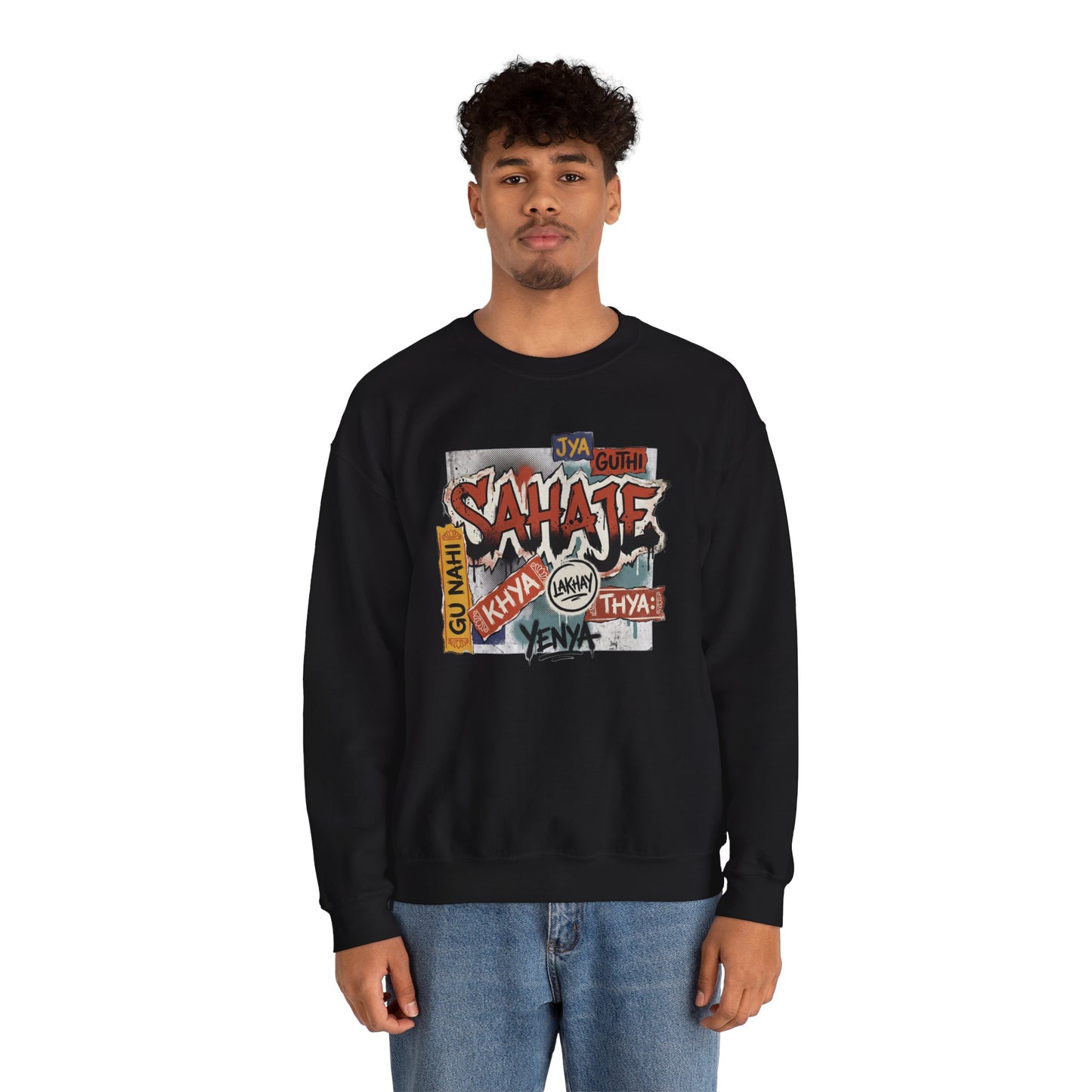 Sahajee Graphic Crewneck Sweatshirt — Urban Tagline Streetwear