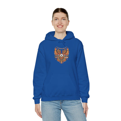 Spiritual Mandala Buddha Hoodie — Colorful Meditation Graphic Sweatshirt