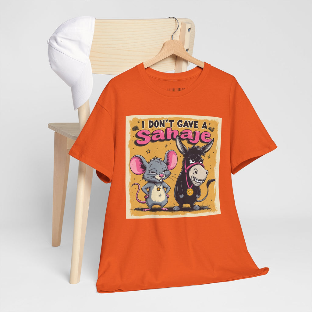 I Don't Give A Snair! Tee — Funny Mouse & Cat Graphic T-Shirt