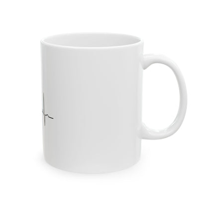 Inspirational Ceramic Mug - Live Laugh Love, Coffee Cup for Home & Office, Gift for Friends, Motivational Drinkware
