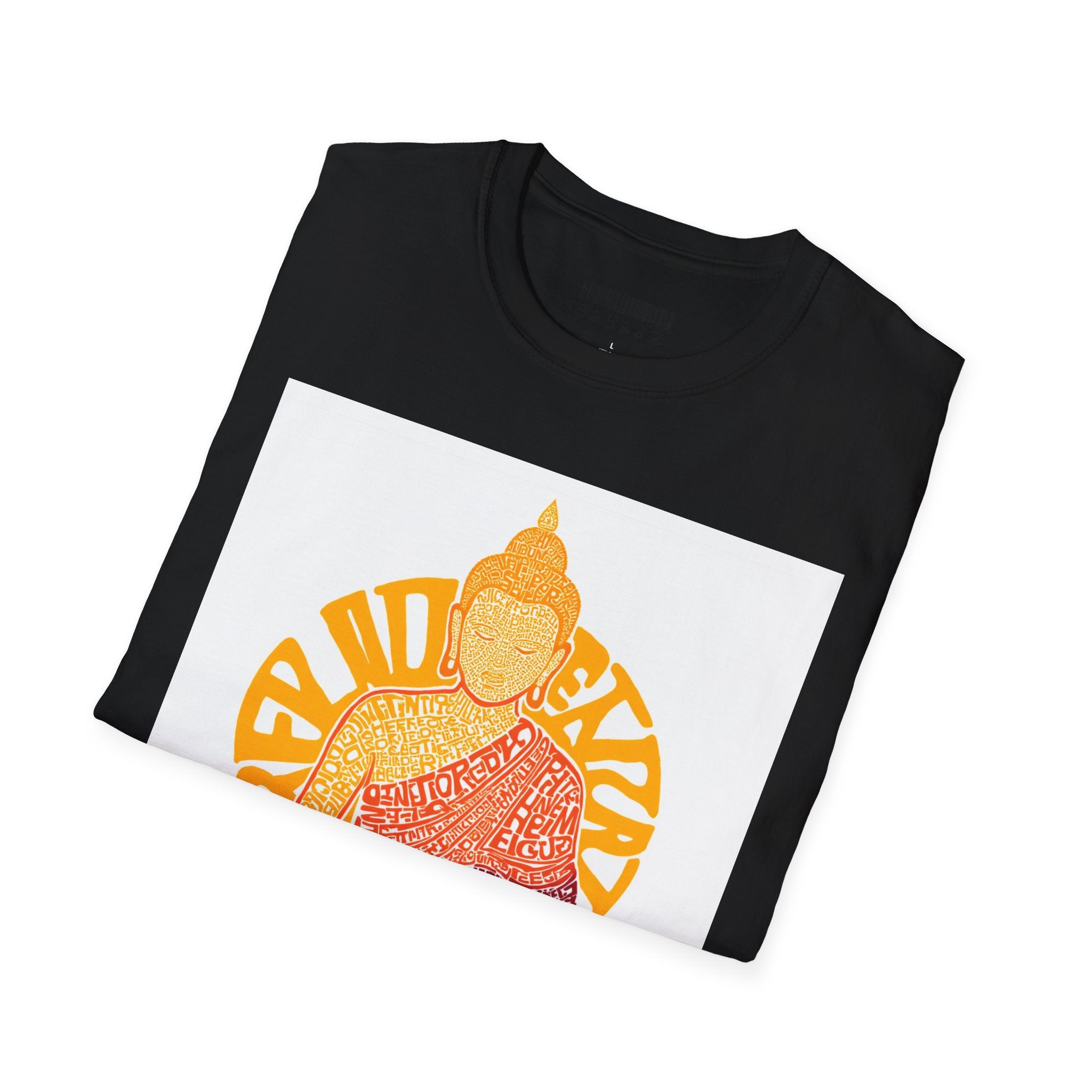 Buddha Graphic Tee — Retro Sun Meditation Shirt