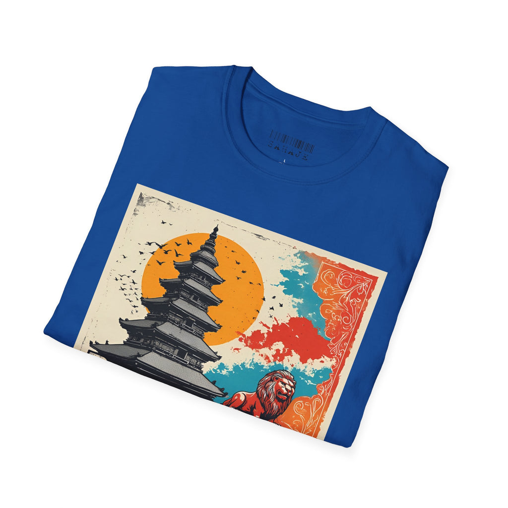 Bhaktapur Vintage Travel T-Shirt – Nepal Pagoda Graphic Tee