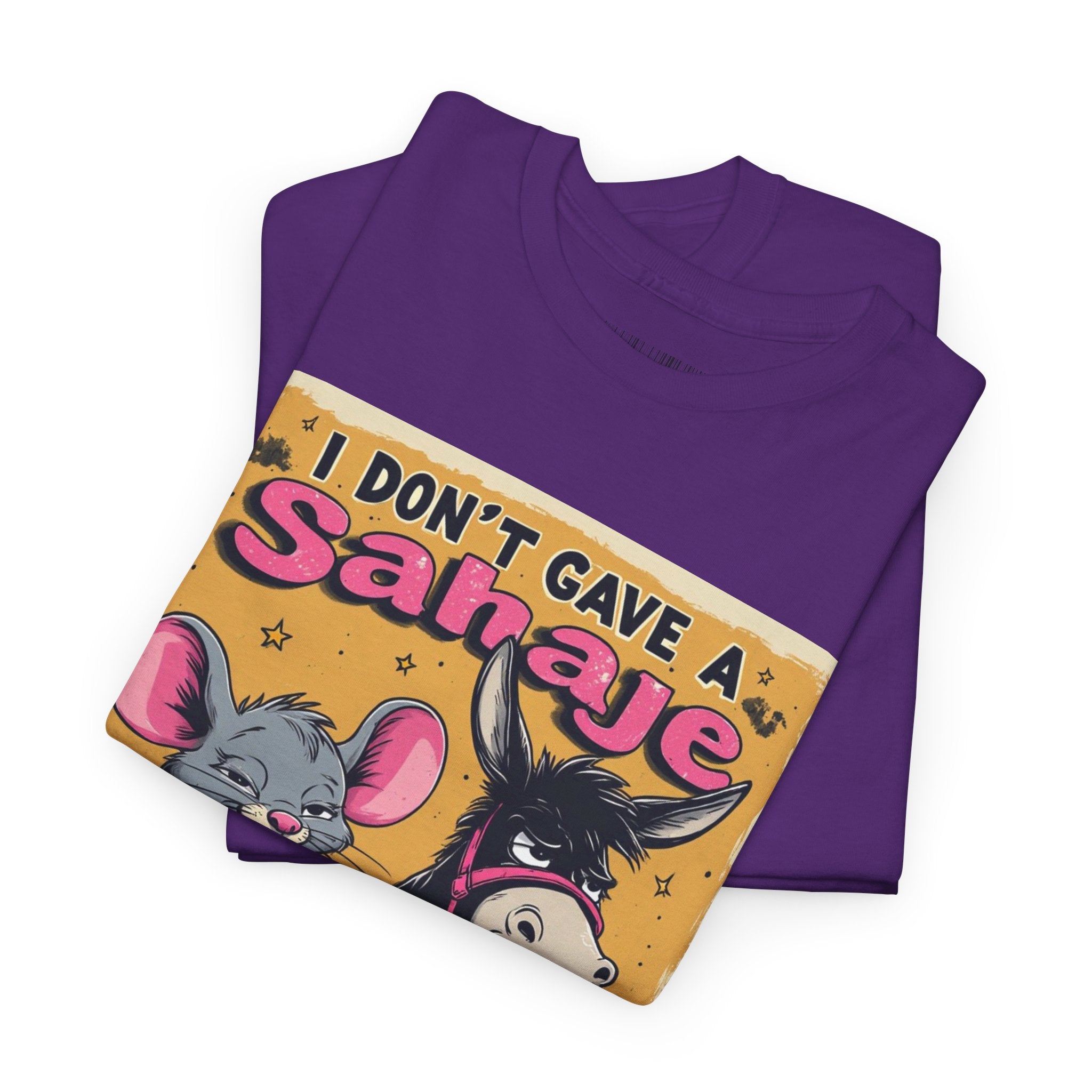 I Don't Give A Snair! Tee — Funny Mouse & Cat Graphic T-Shirt