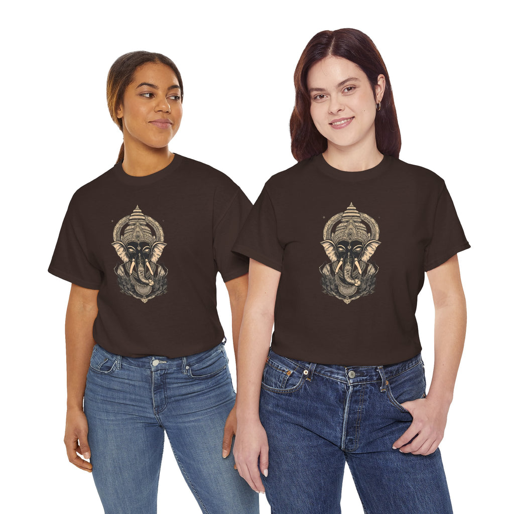 Elephant Mandala T‑Shirt — Spiritual Ganesha-Inspired Graphic Tee